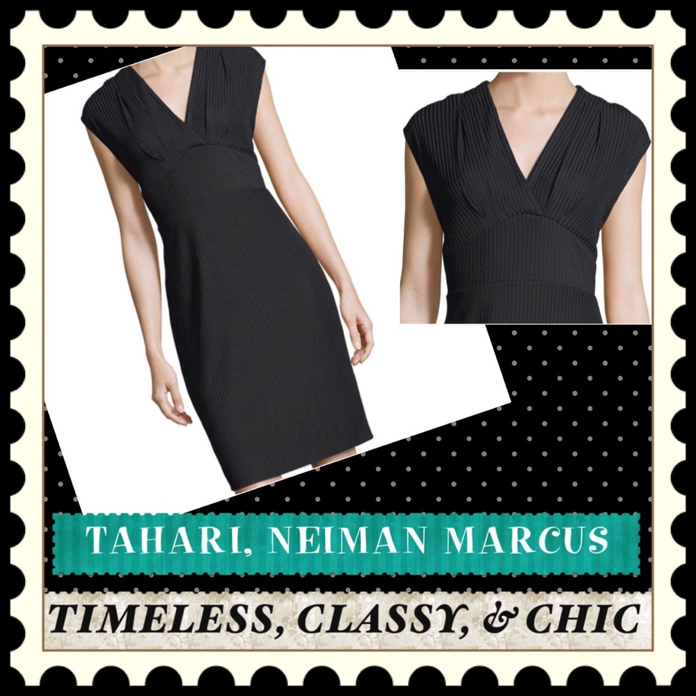 TAHARI ASL Dress Classic Neiman Marcus NWT - Picture 3 of 5